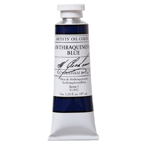 M. Graham & Co., Artists', Oil Paint, 1.25oz, Anthraquinone Blue